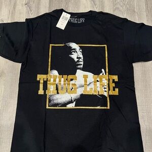 Tupac 2Pac T-Shirt Men’s Size Small Thug Life Hip Hop 90s Death Row NWT